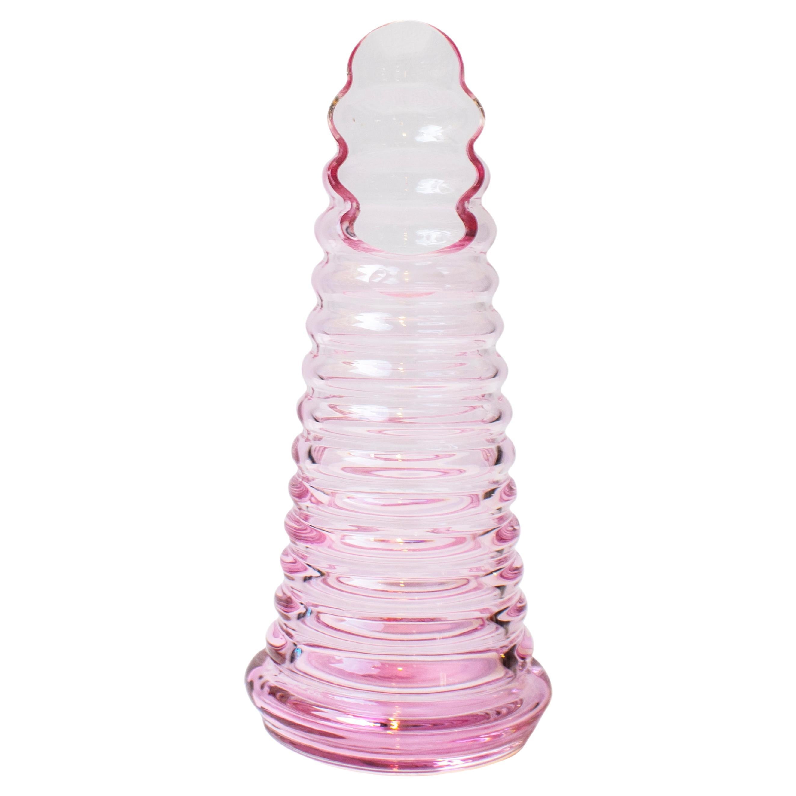 “Glass cut” vase by Ignacio Hornillos, Spain, 2024