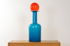 Glass Danish Gluvas Vase by Holmegaard