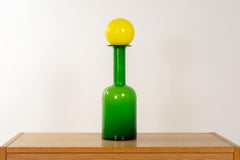 Glass Danish Gluvas Vase by Holmegaard