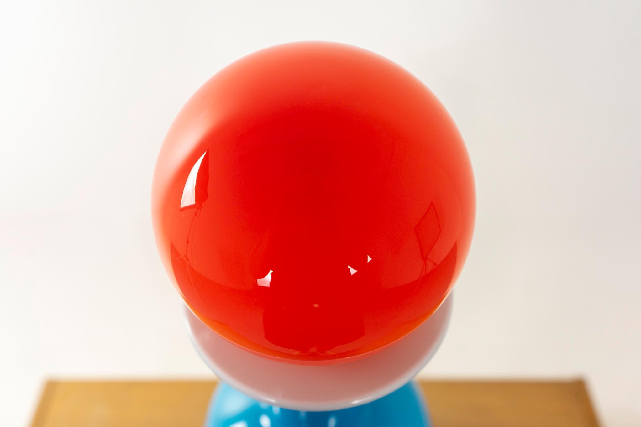 Mid-20th Century Glass Danish Gluvas Vase by Holmegaard For Sale