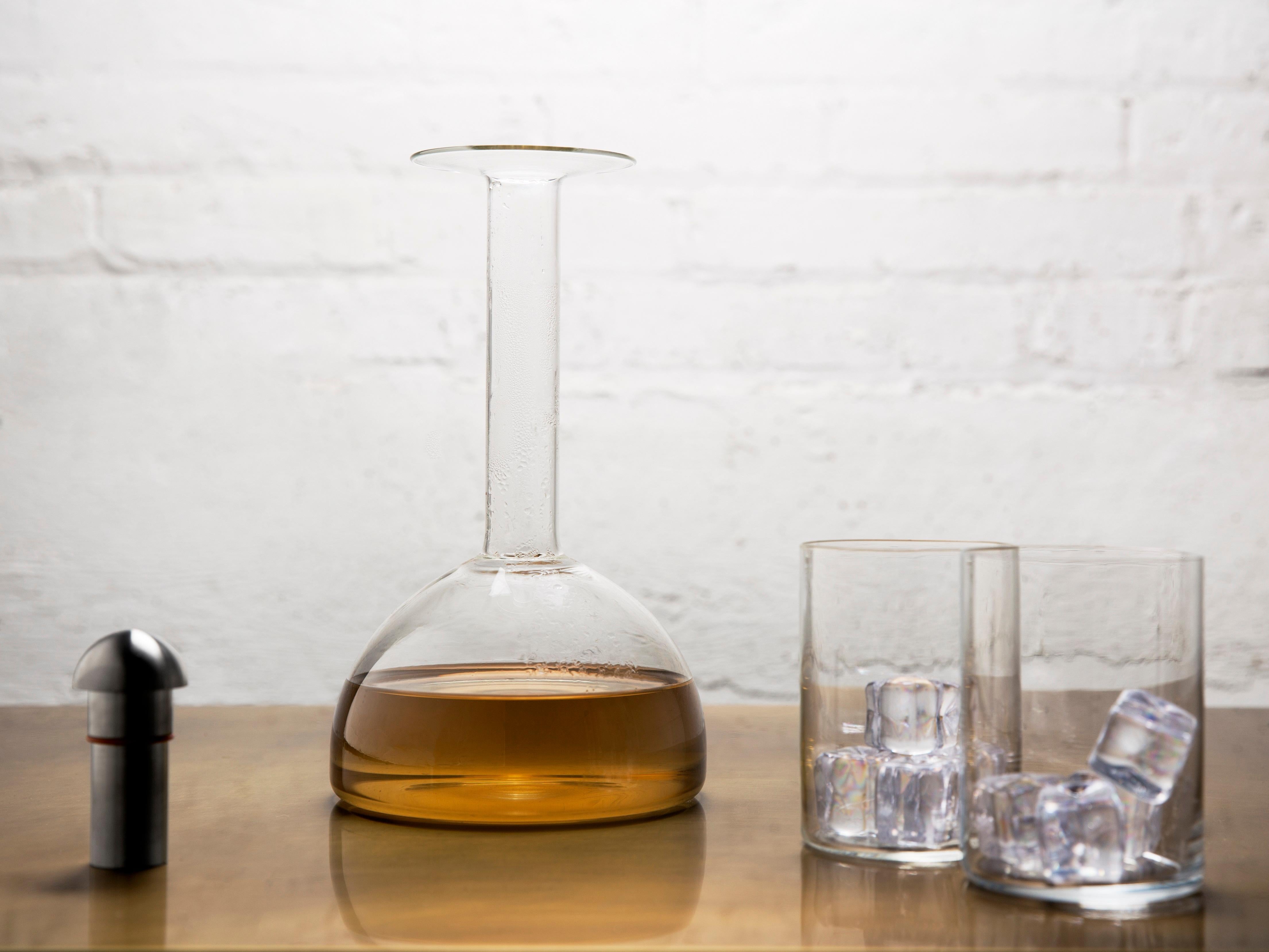 Glass Decanter by Gentner Design In New Condition In Geneve, CH