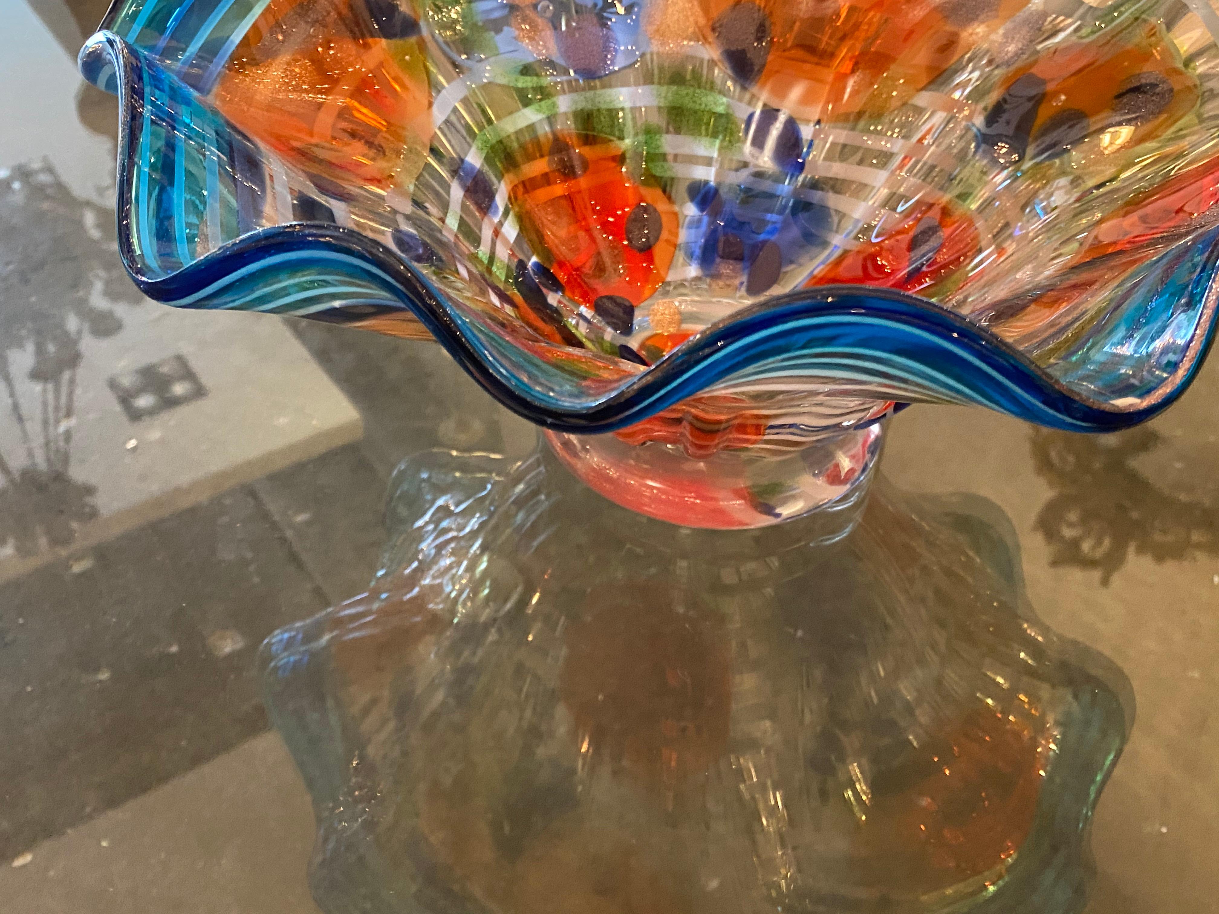 North American Glass Decorative Center Piece