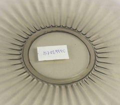 Plato decorativo de cristal, Italia, años 70