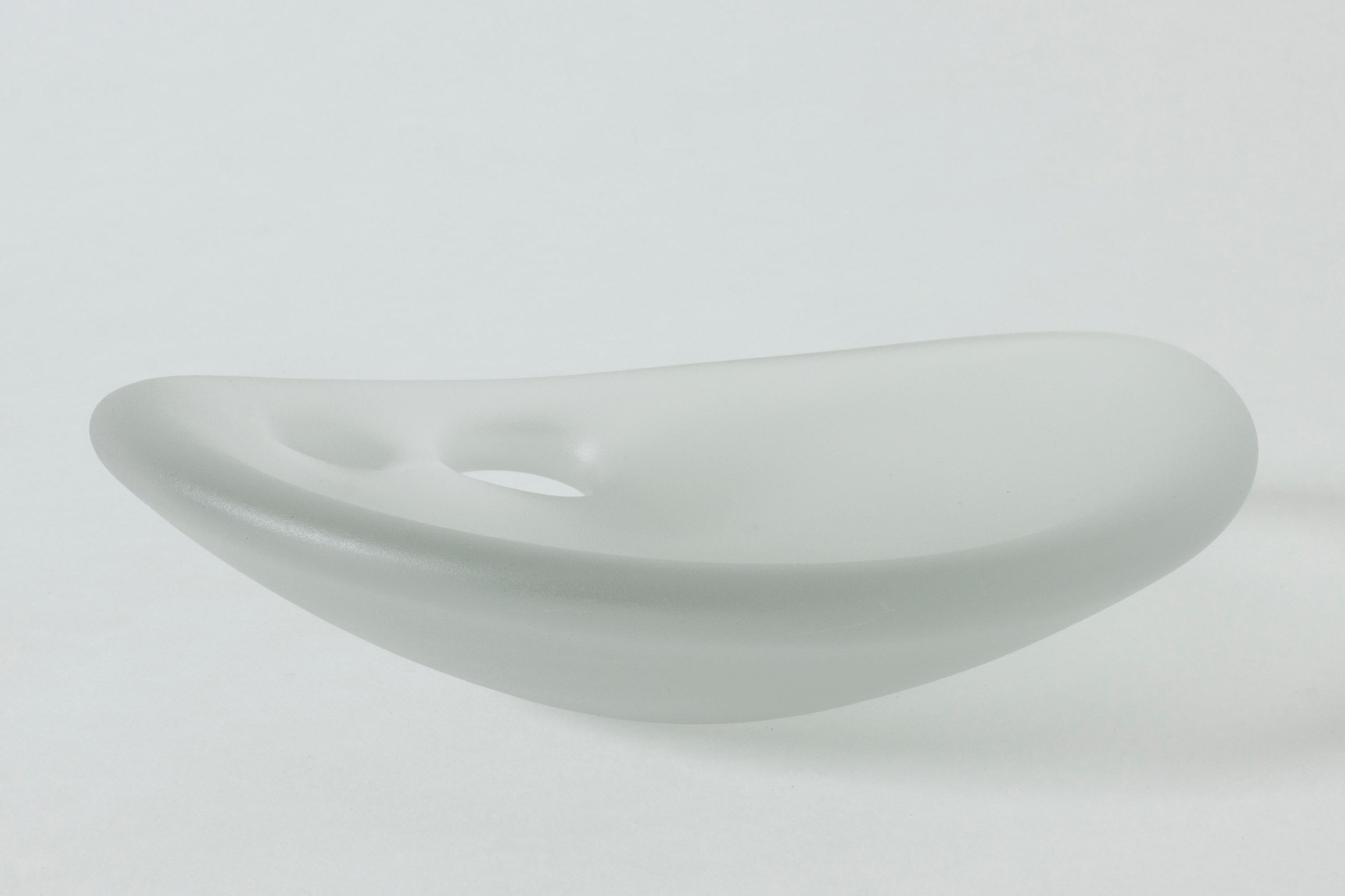 Kristallglas-Schale der Dämonen von Timo Sarpaneva für Iittala (Skandinavische Moderne) im Angebot