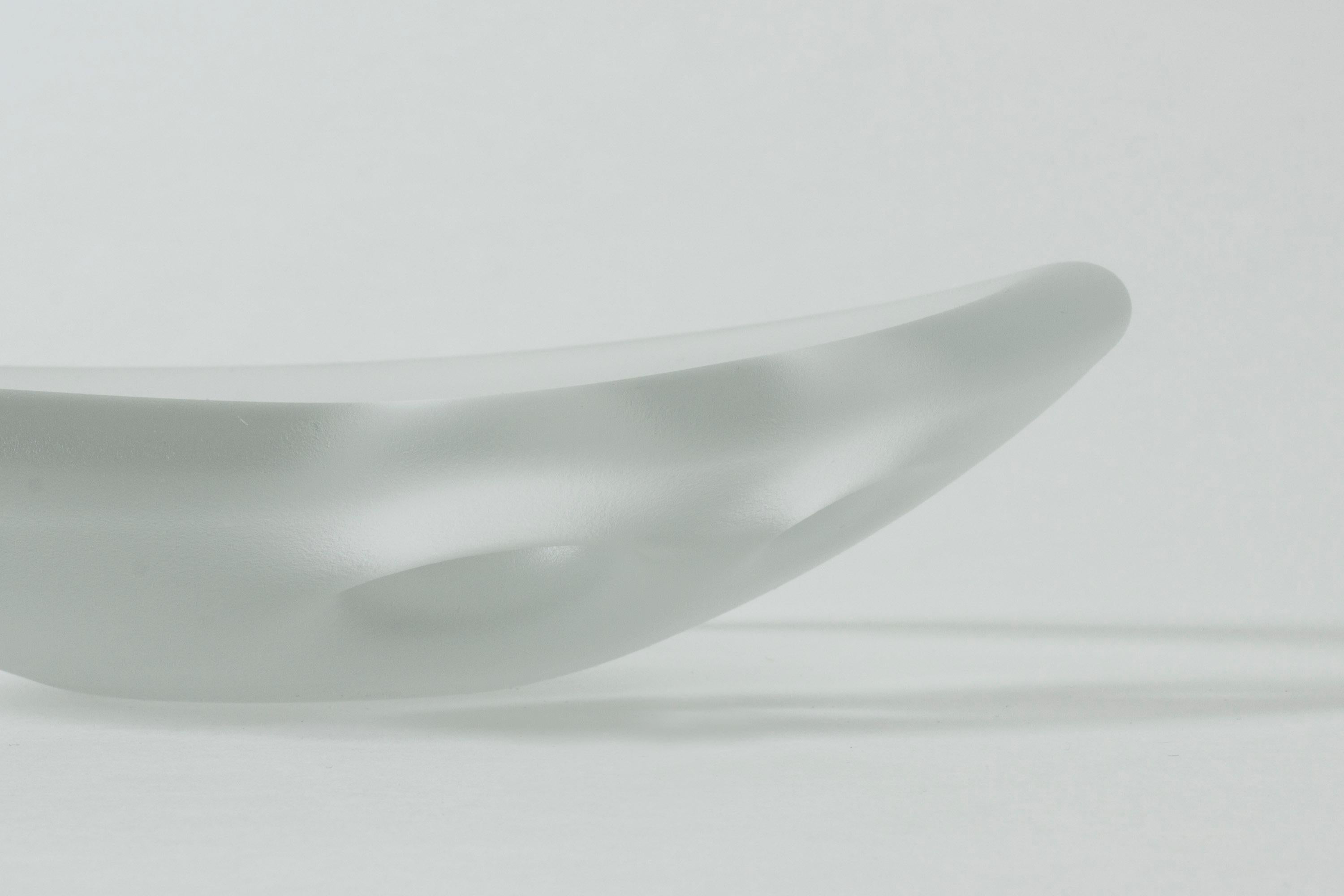 Finnish Glass “Devil’s Cradle” Bowl by Timo Sarpaneva for Iittala For Sale