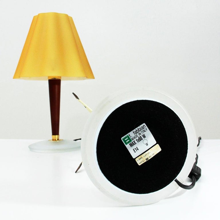 Glass Diffuser Table Lamp by Fabbian, 1990s, Set of 2 For Sale at 1stDibs