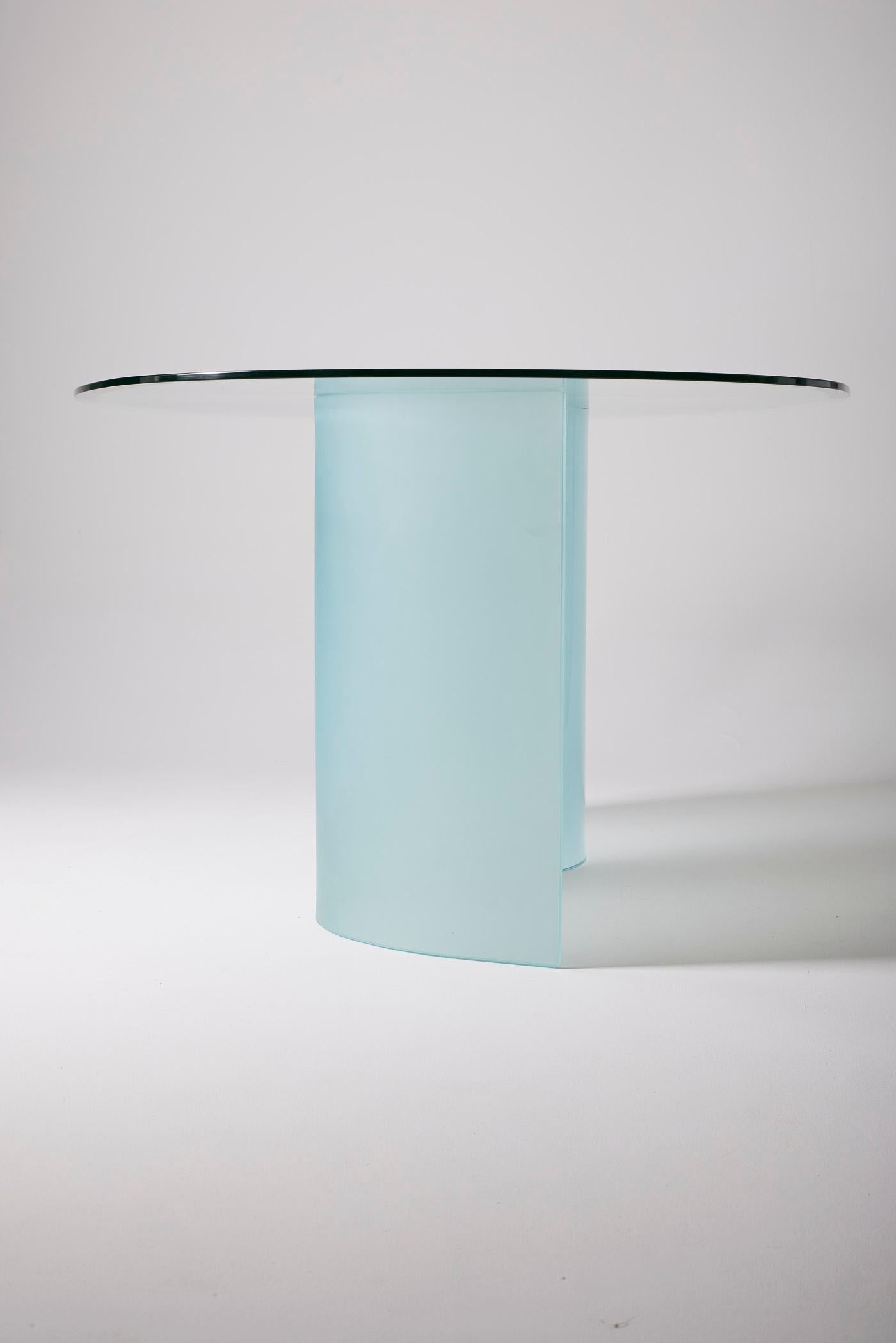 Glass dining table 4