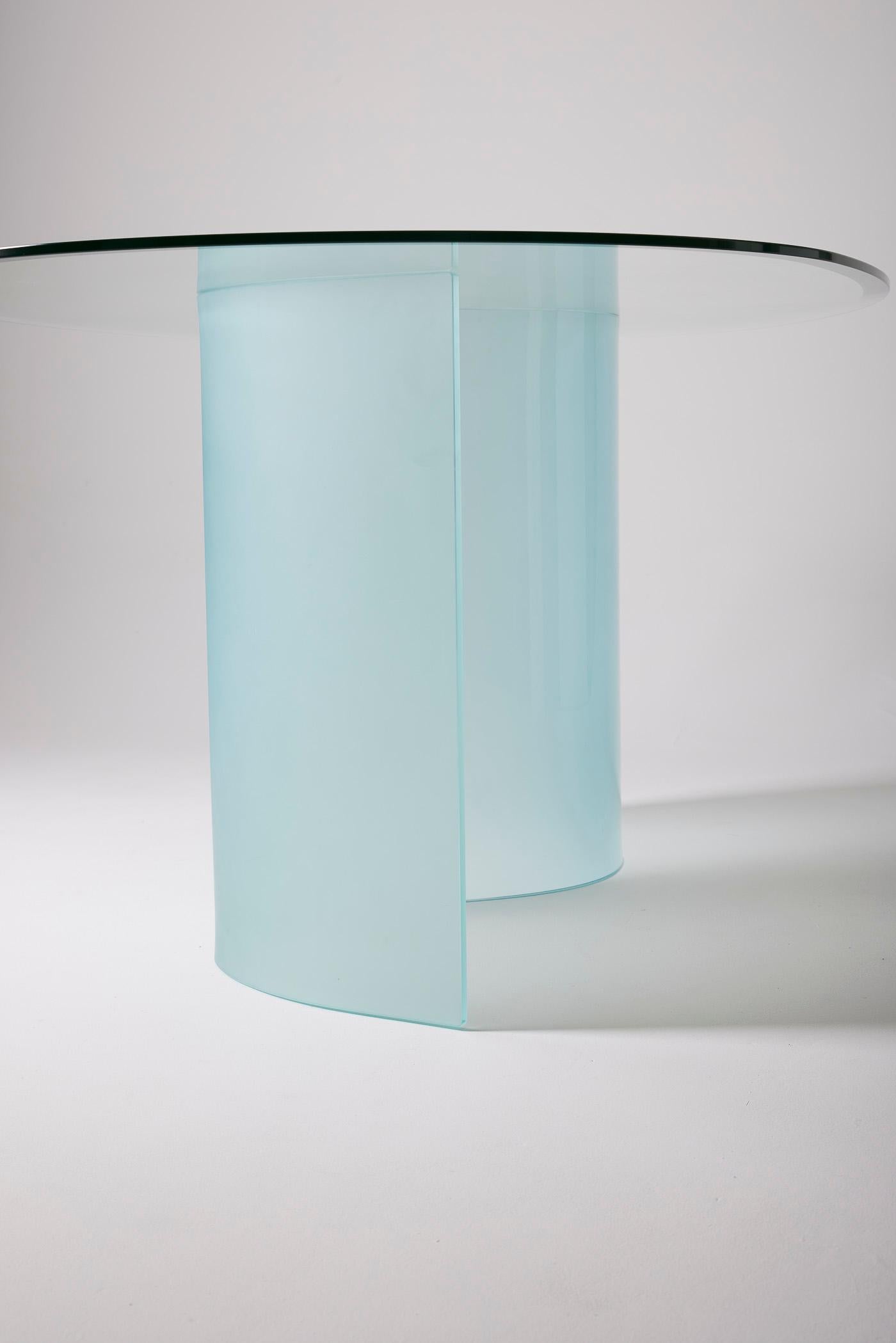 Glass dining table 5