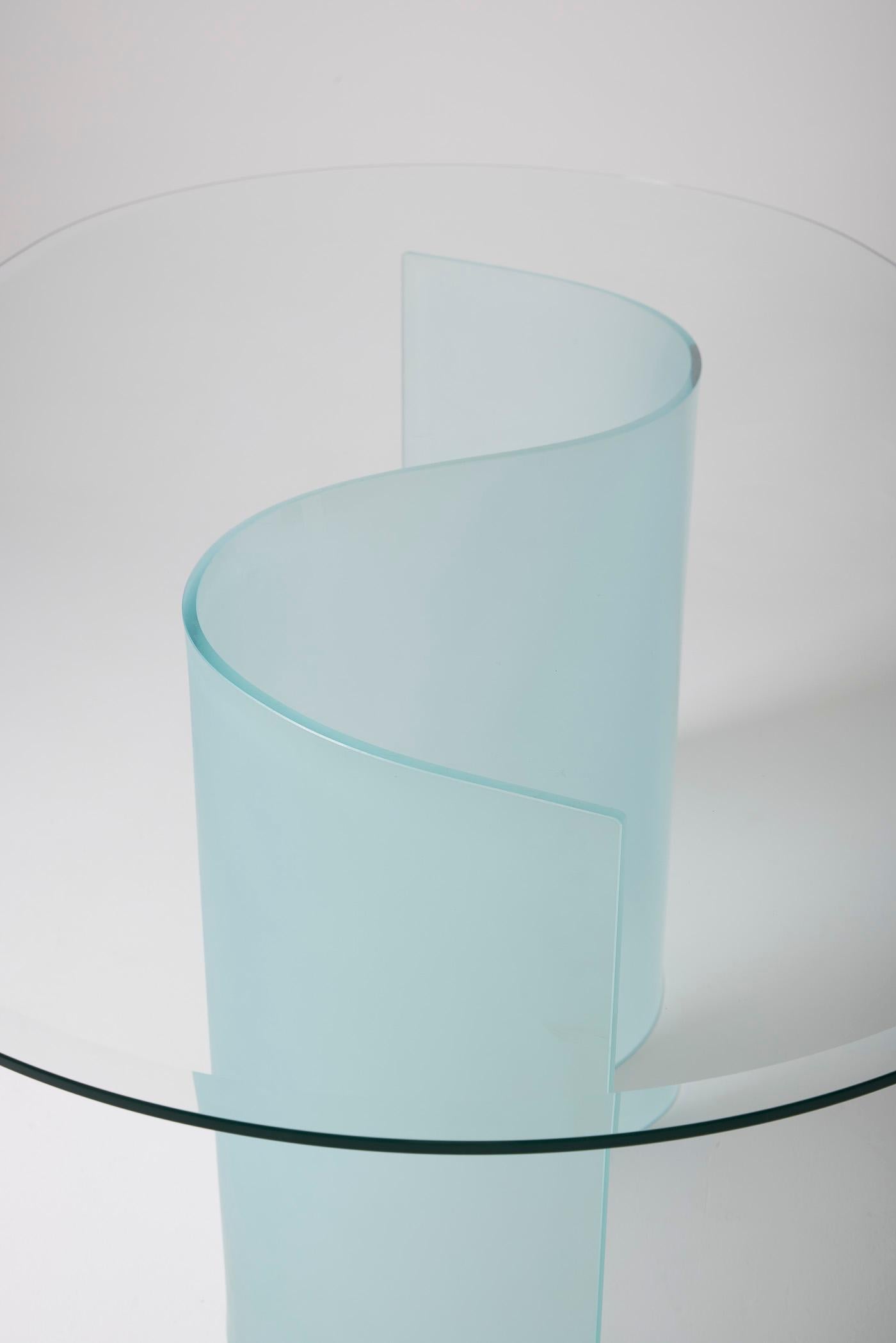 Glass dining table 6