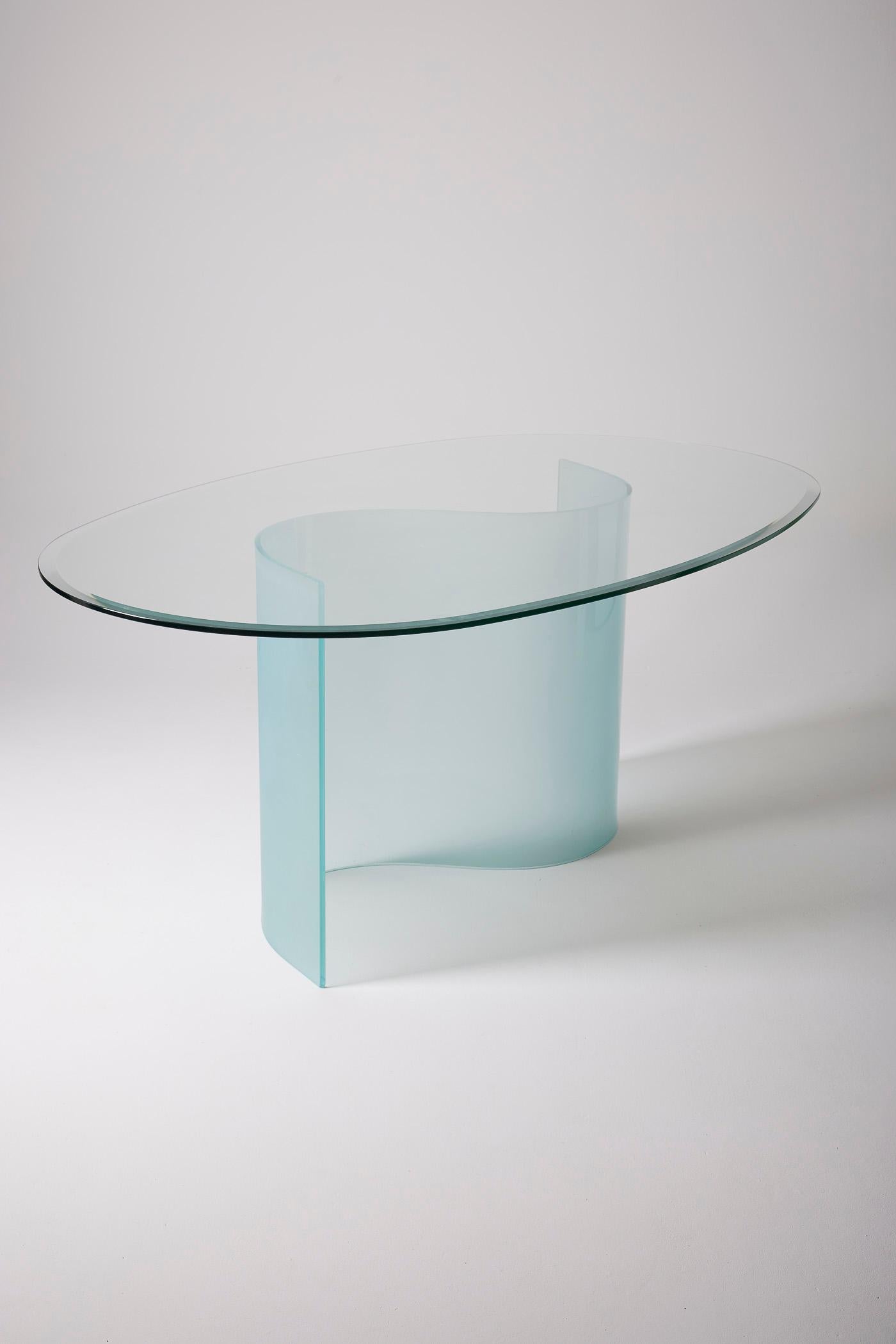 Glass dining table 7