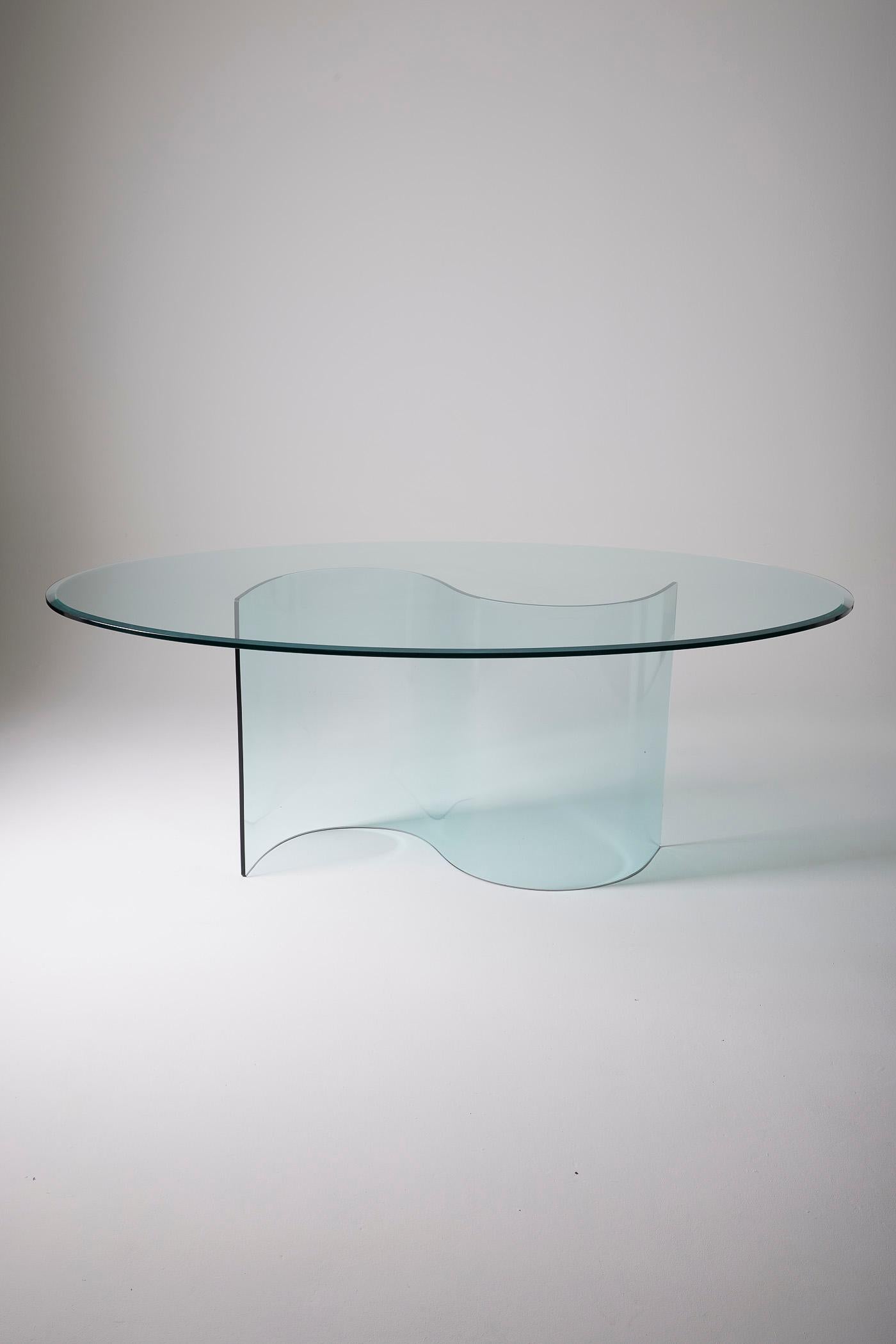 Glass dining table For Sale 4