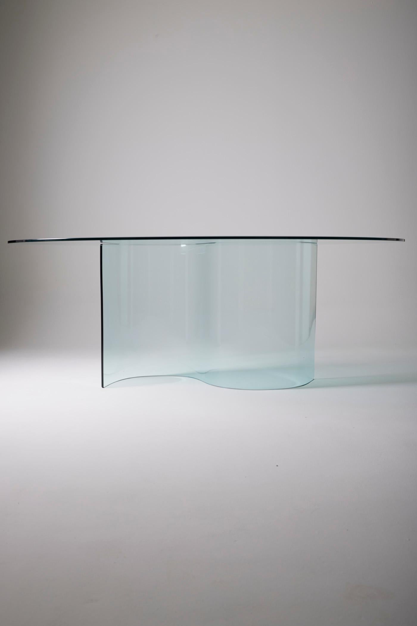 Glass dining table For Sale 5