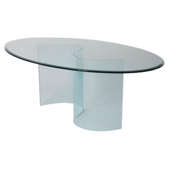 Used Glass dining table