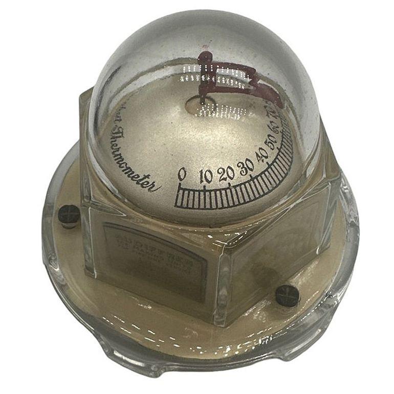 Glass Dome Desktop Thermometer by Mova Products Co. In Excellent Condition In Van Nuys, CA