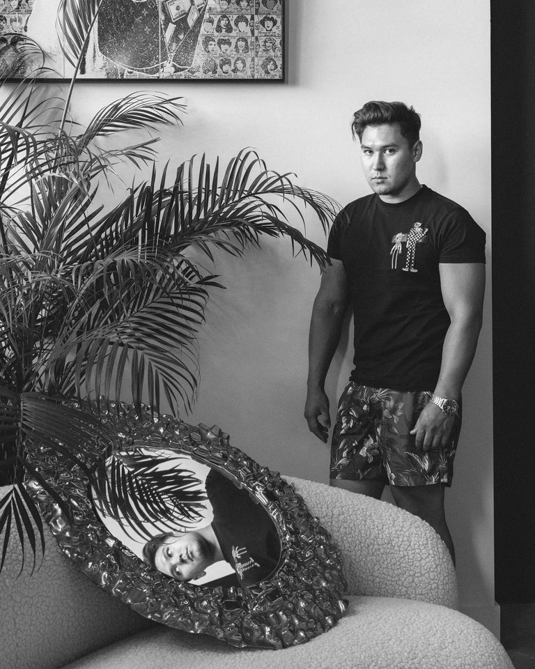 Glass Drop Vase by Alexey Drozhdin For Sale at 1stDibs