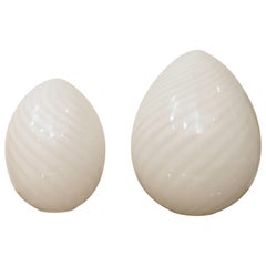 Glass Eggs Lamp by Murano