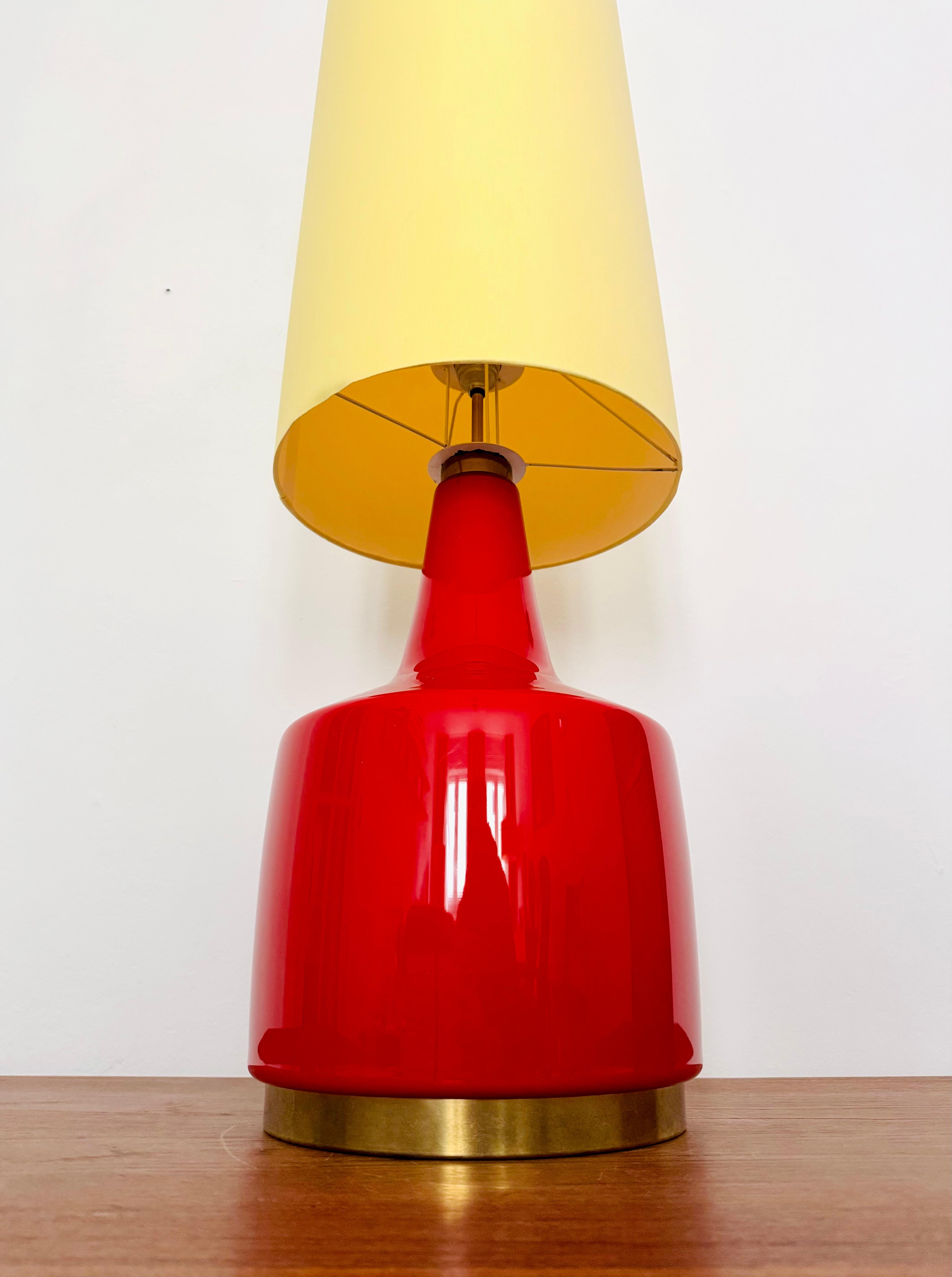 Lampadaire en verre de Doria en vente 1