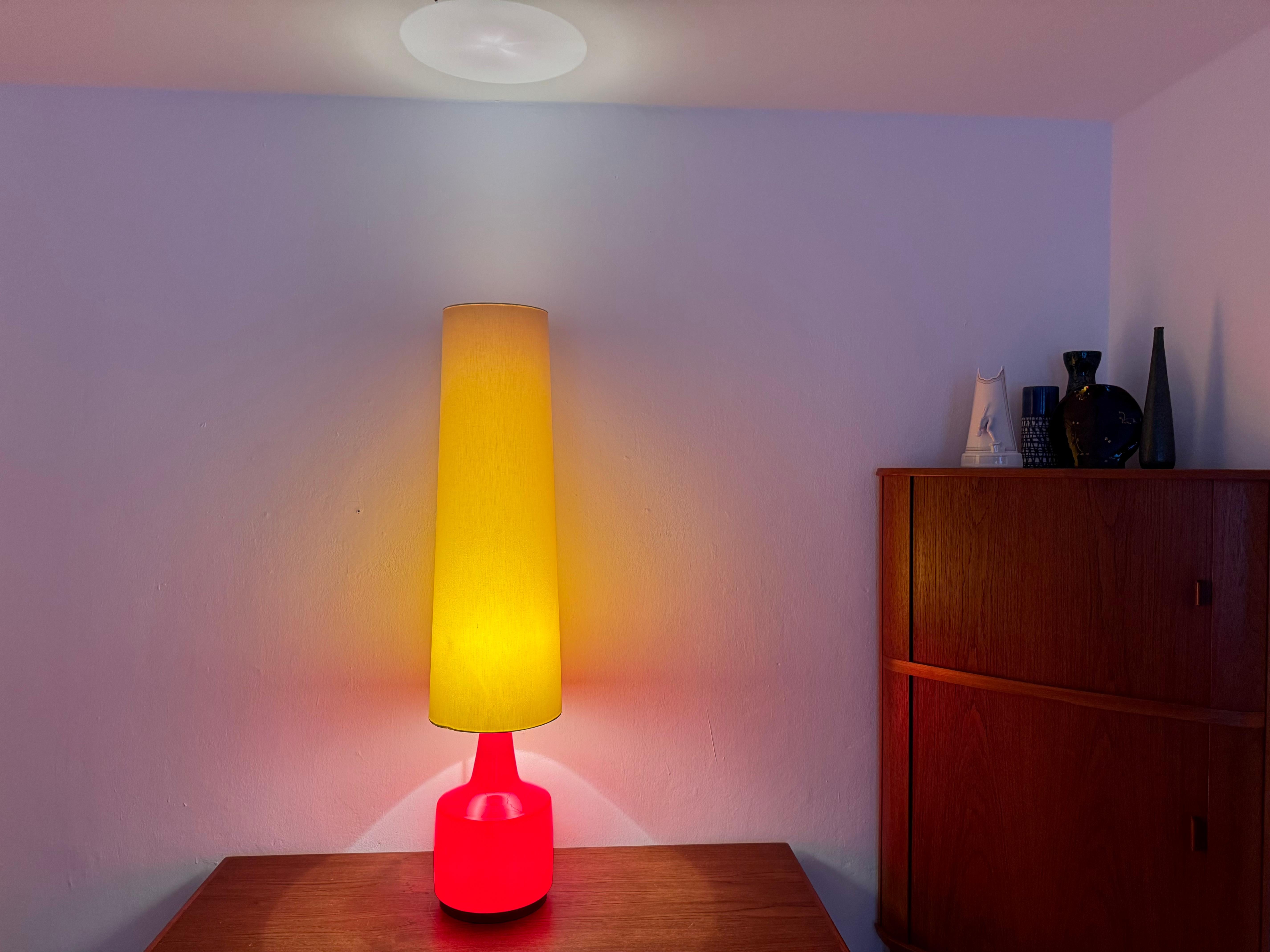 Lampadaire en verre de Doria en vente 2