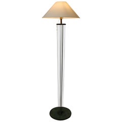 Glass Floor Lamp by Jacques Adnet, Art Déco, 1930s, France