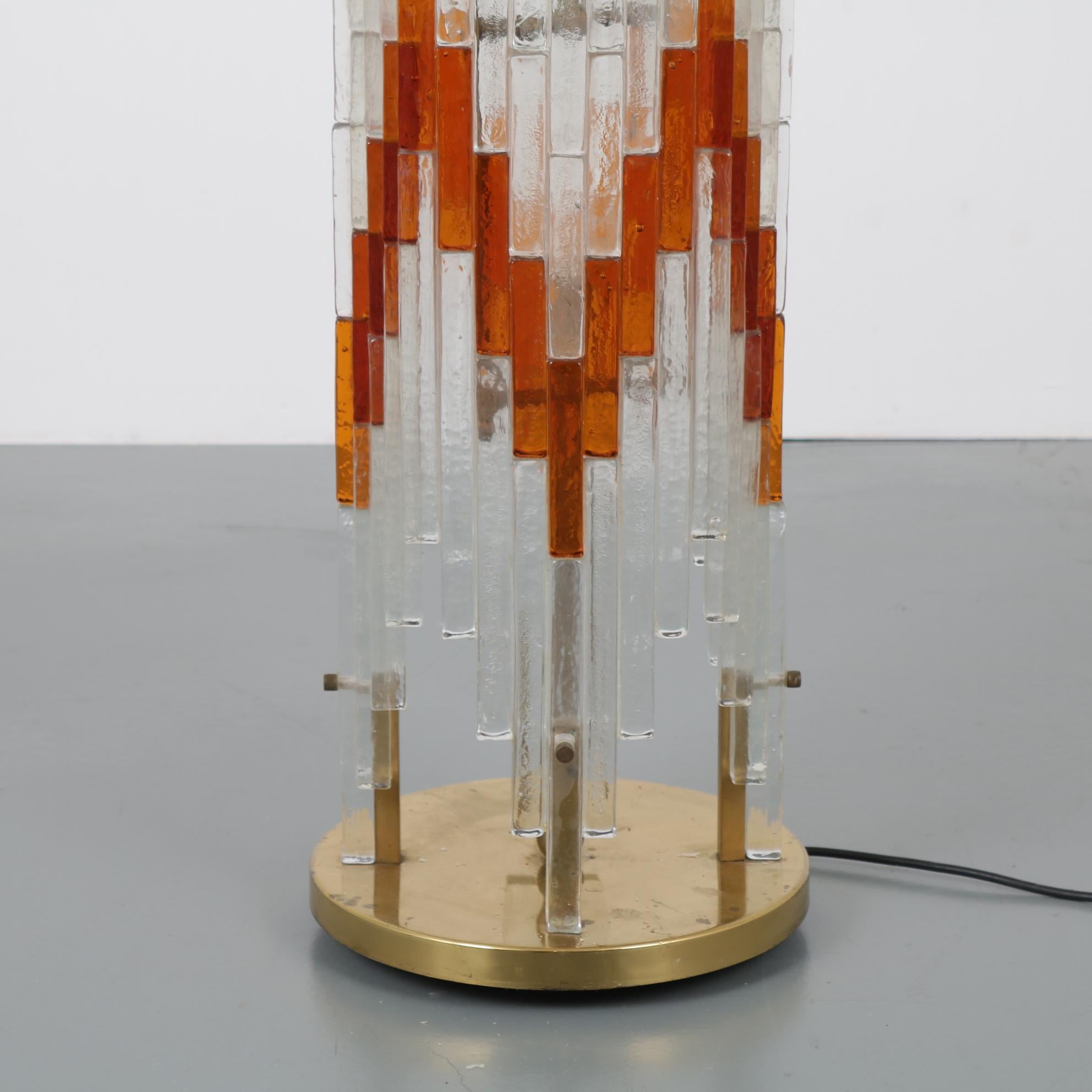 Glass Floor Lamp by Poliarte, Italy, 1960 For Sale 7
