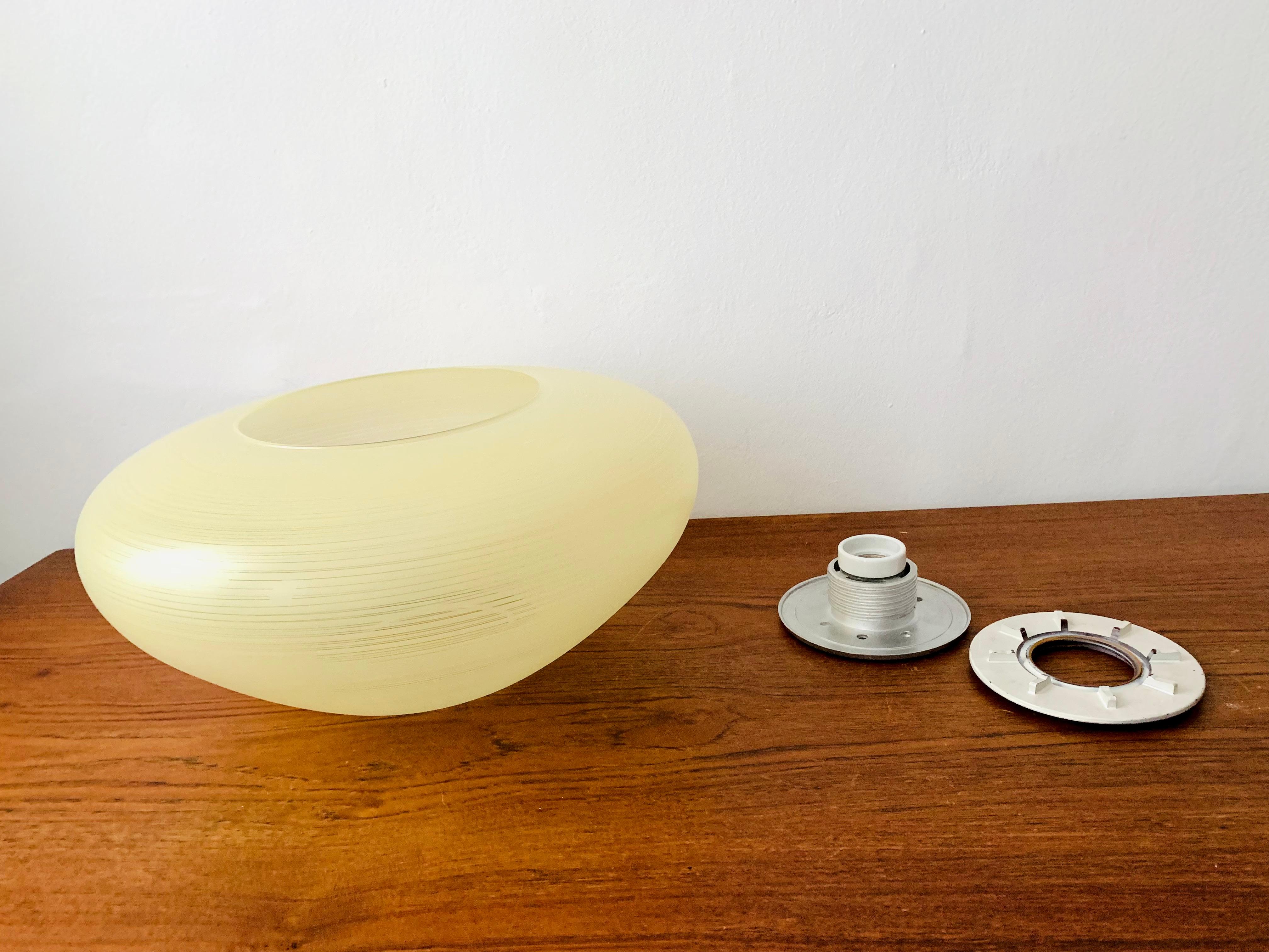 Glass Flush Lamp by Wilhelm Wagenfeld for Peill and Putzler For Sale 7