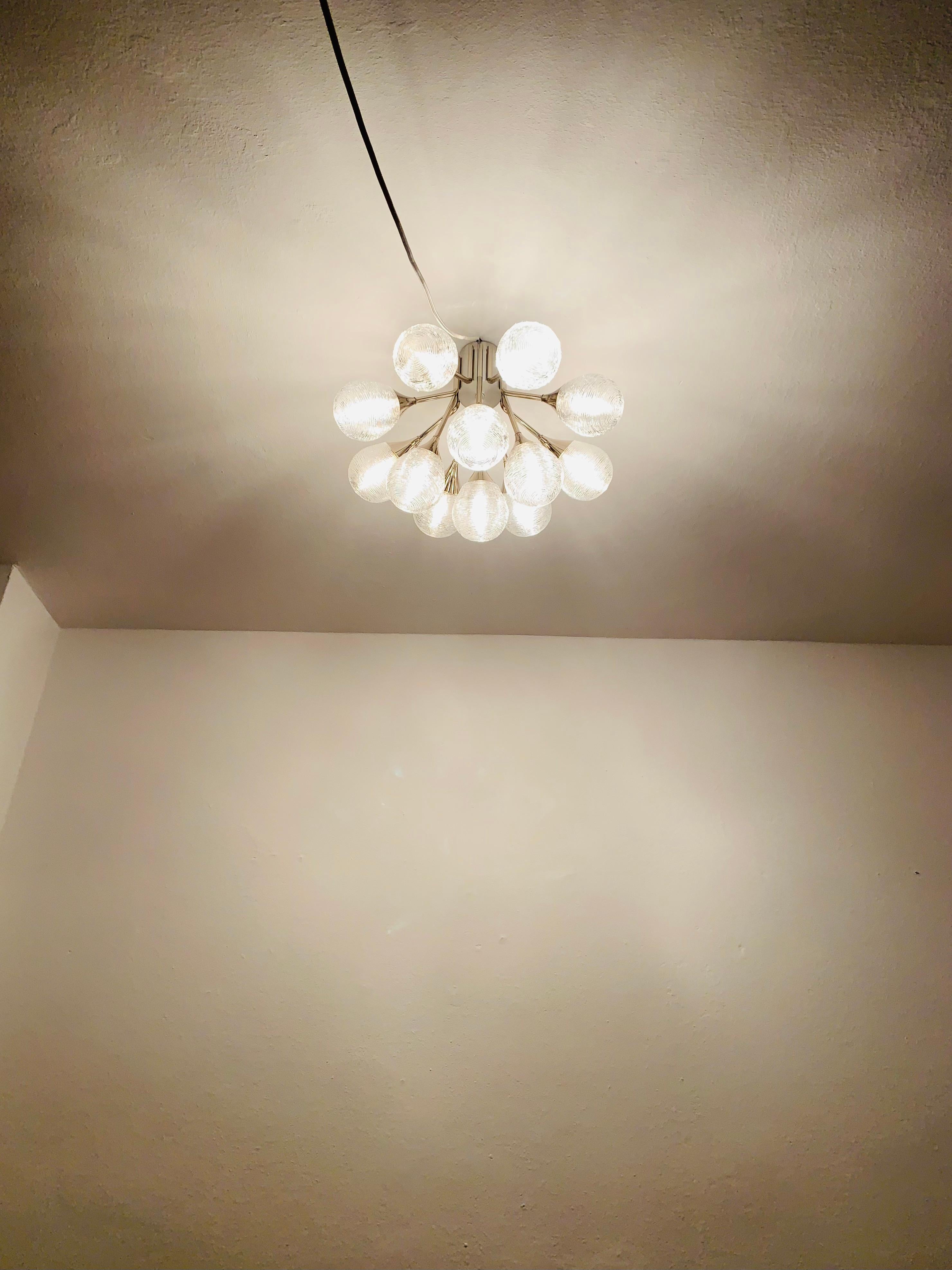 Glass Flush Lamp For Sale 4