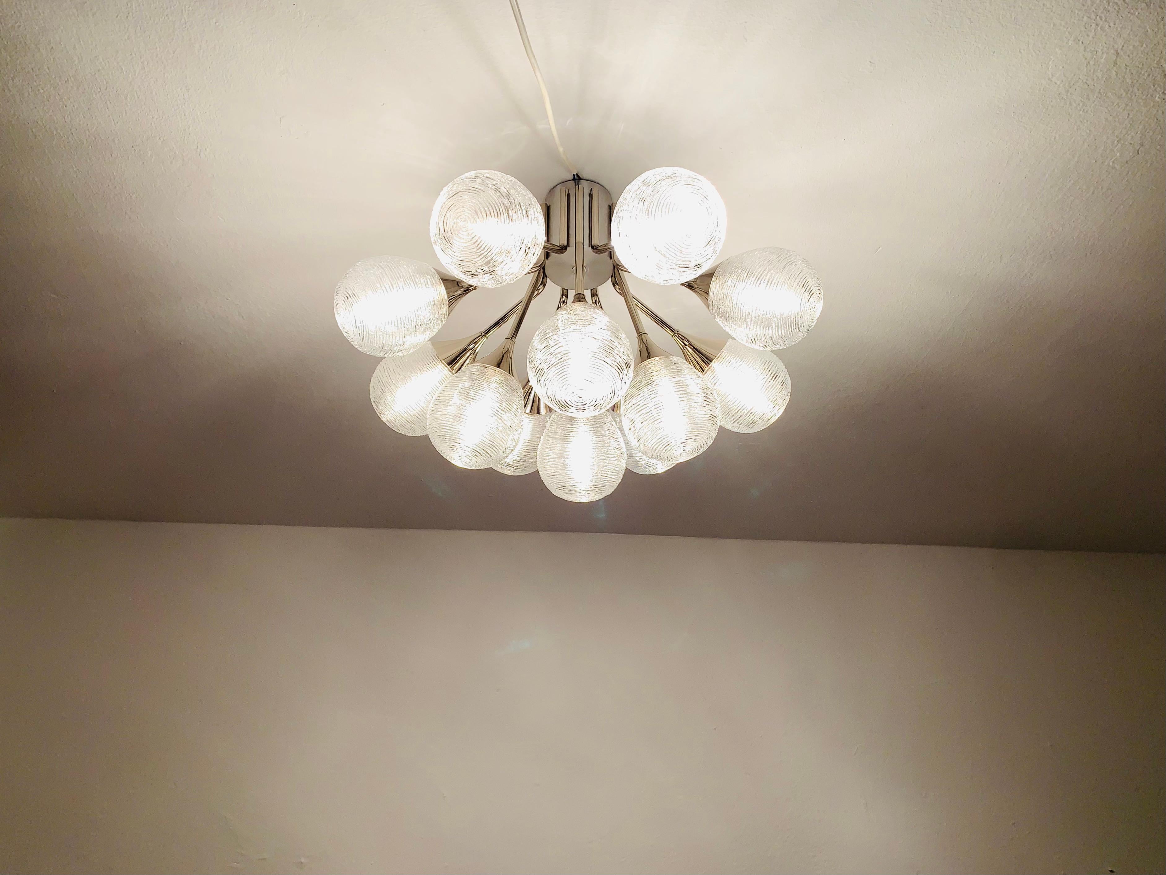 Glass Flush Lamp For Sale 1