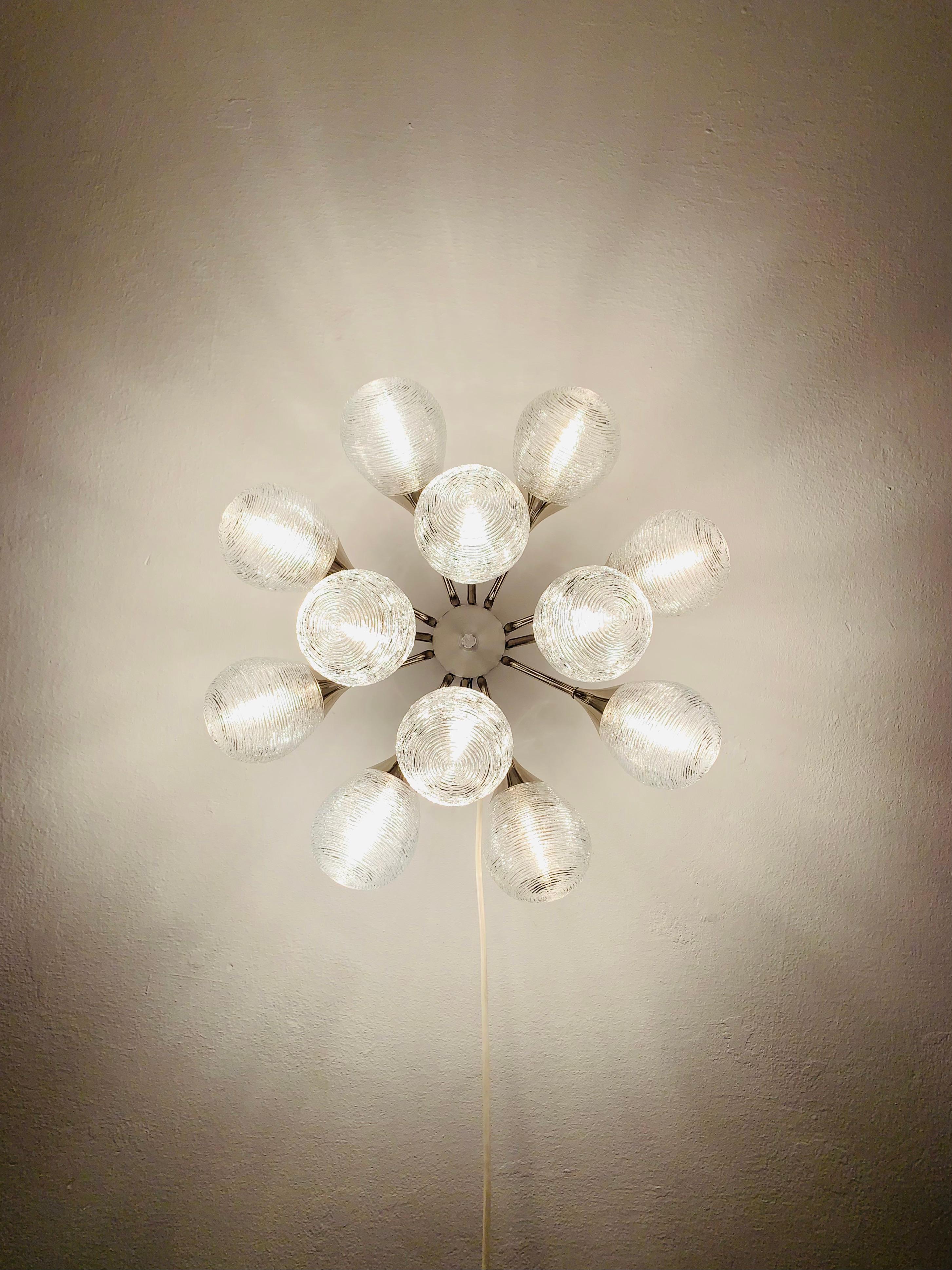 Glass Flush Lamp For Sale 2