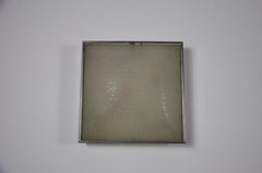 Glass Flush Mount attributed to Fontana Arte, 1950s, Italy