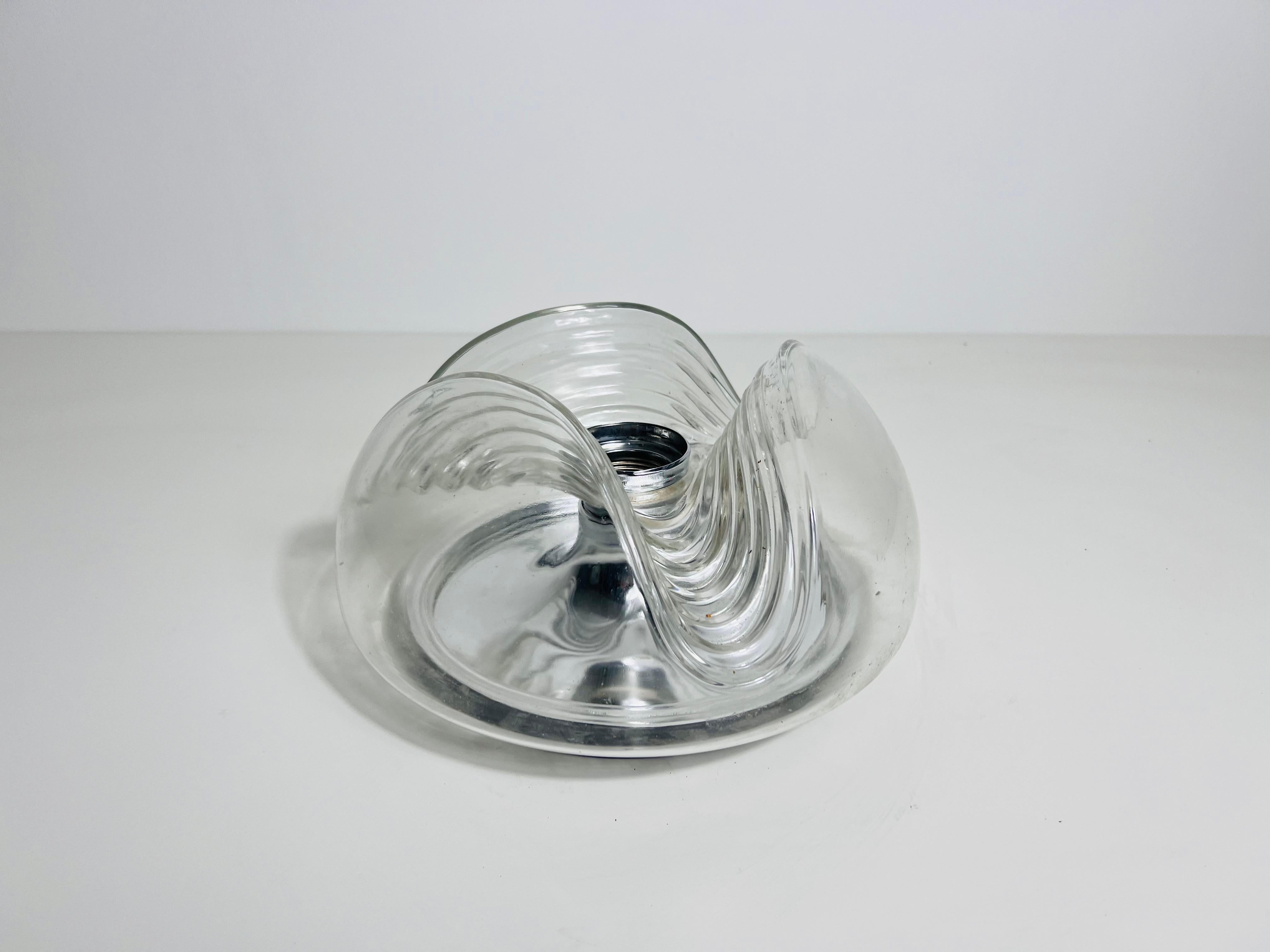 Verre Monture encastrée Koch & Lowy pour Peill and Putzler, années 1960 en vente