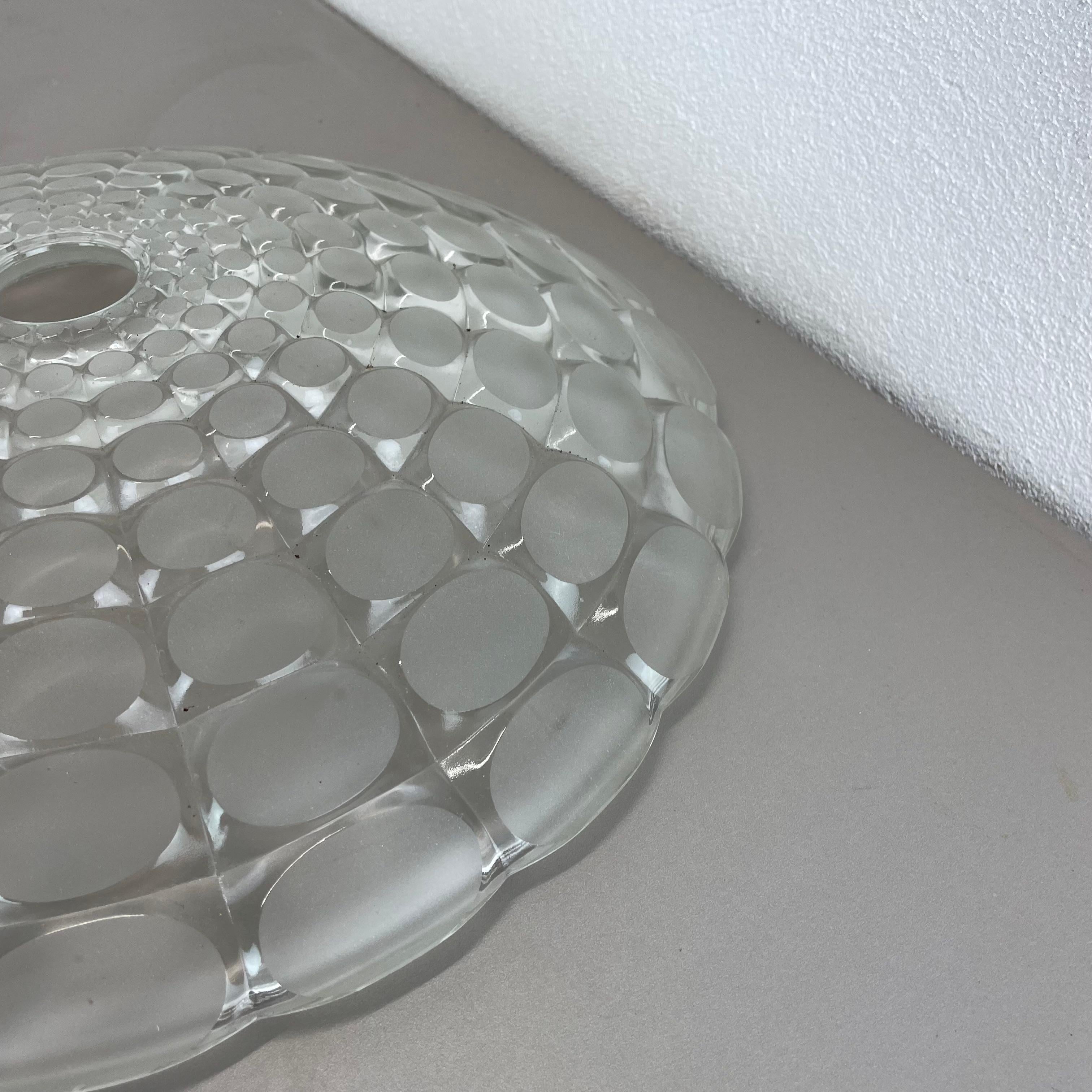 Glass Flushmount Wall Light  PEILL and PUTZLER Lights attrib., Germany, 1970s For Sale 12