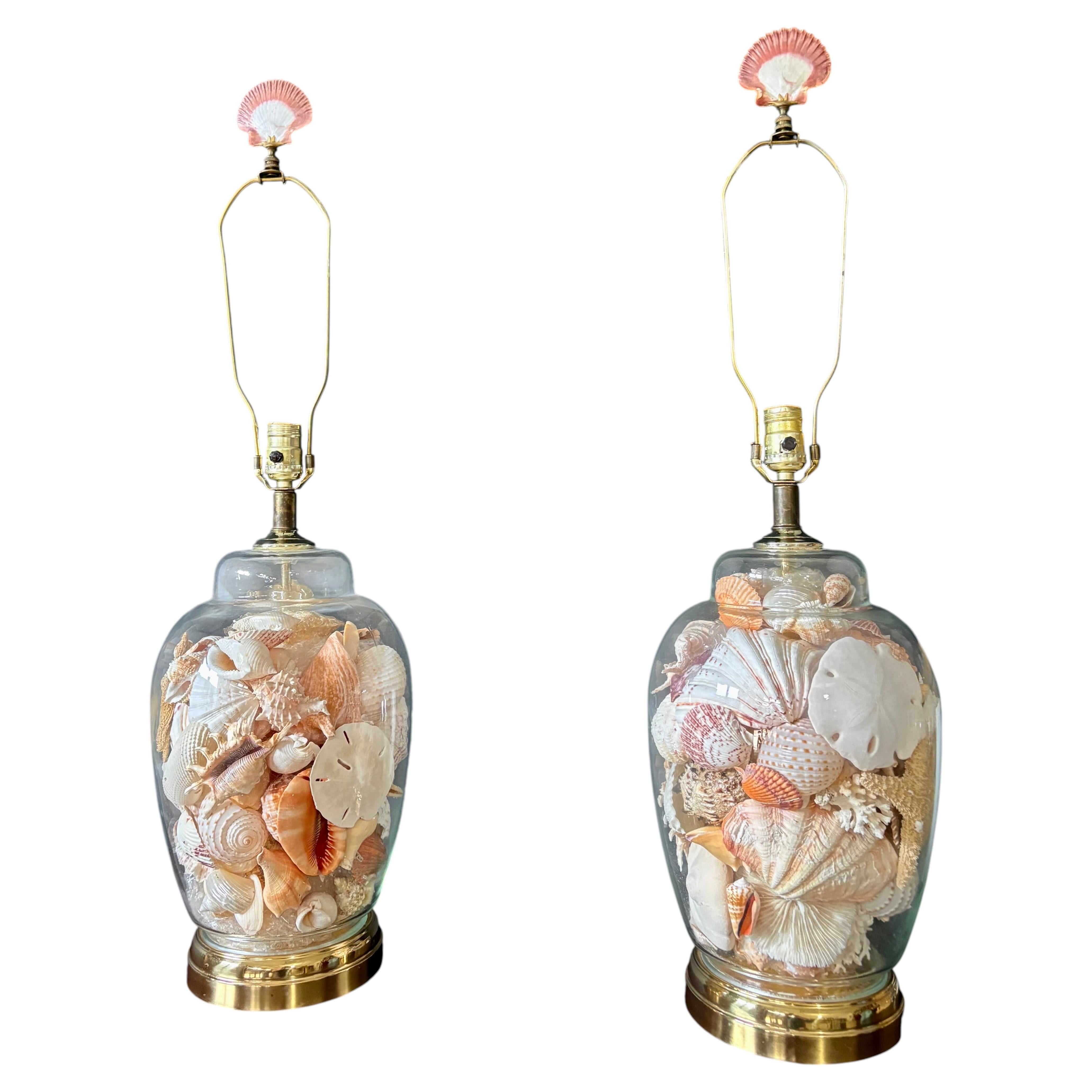 Lampade da tavolo in vetro Ginger Jar Shell
