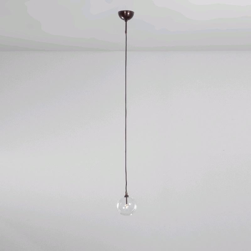 Moderno Lampada a sospensione Glass Globe 15 di Schwung in vendita