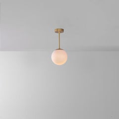 Glass Globe Opal 20 Pendant Light by Schwung