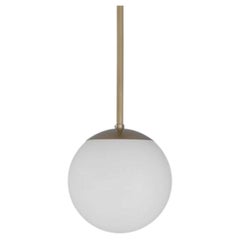Glass Globe Opal 20 Pendant Light by Schwung
