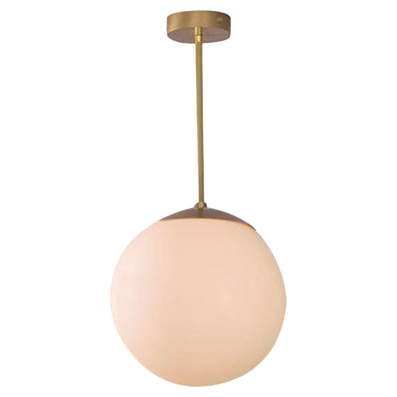 Globo de cristal ópalo 30 Lámpara colgante de Schwung