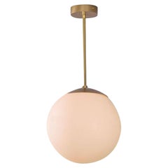 Glass Globe Opal 30 Pendant Light by Schwung