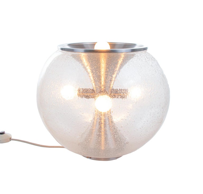Glass Globe Table Lamp by Max Bill for Temde, Switzerland, 1960s For Sale  at 1stDibs