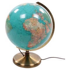 Glass Globe with Light in it  from Jro Verlag Munchen, Germany 1970