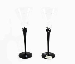 Glass Goblets by Christinenhutte, Germany, Half of 20th Century