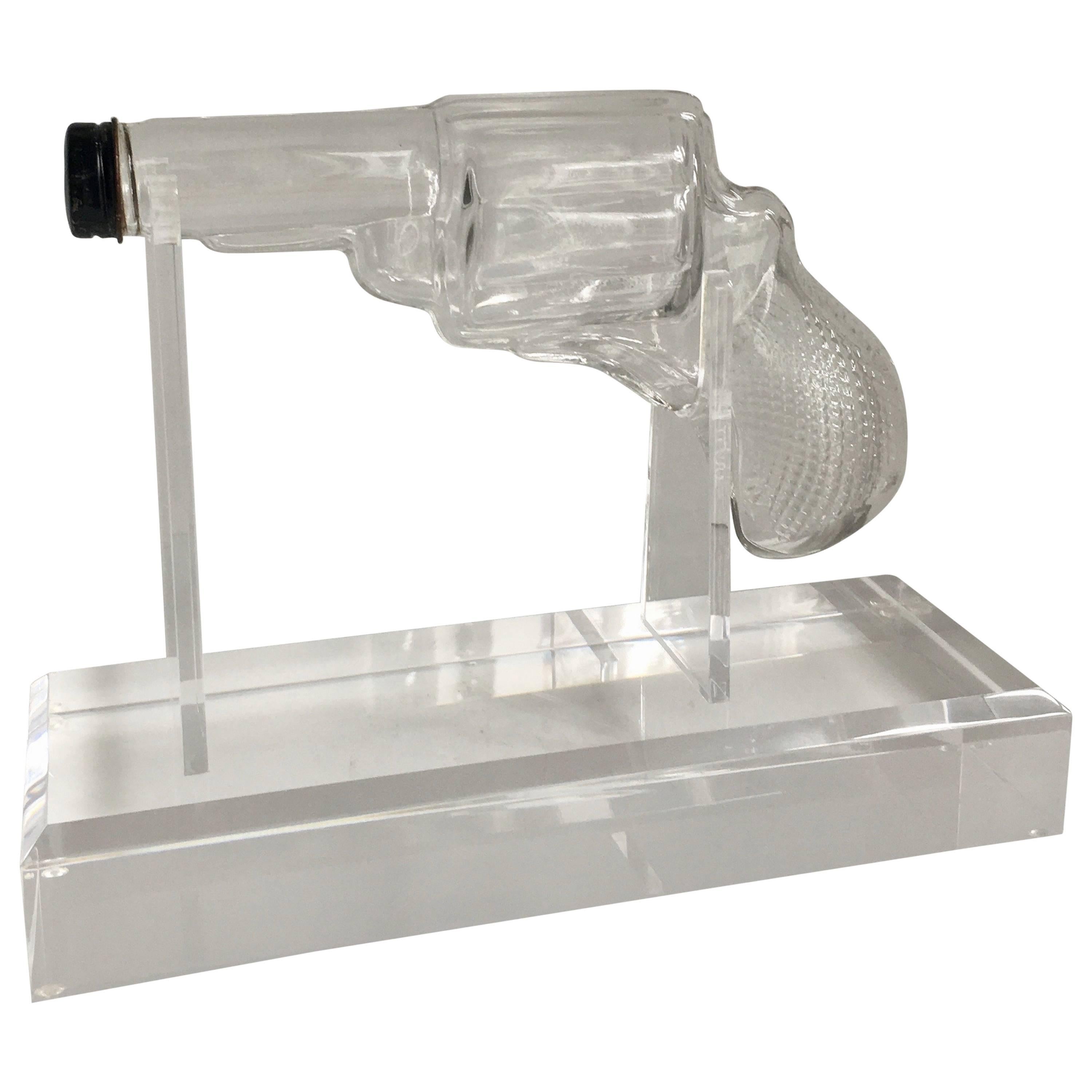 Glass Gun on Custom Acrylic Stand