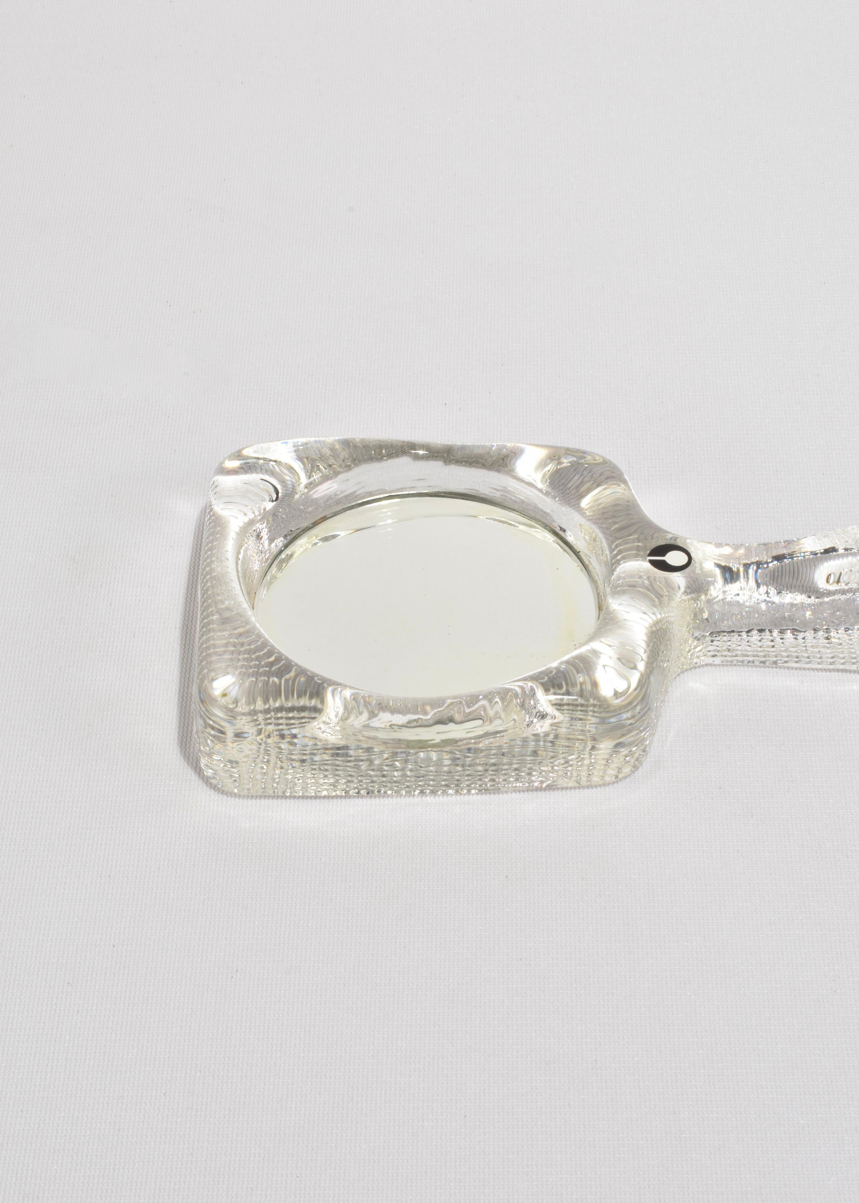 Glass Hand Mirror In Good Condition In Richmond, VA