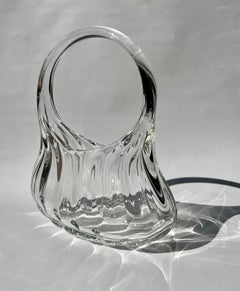 Glashandtasche von Raiffe in Kristall Klar
