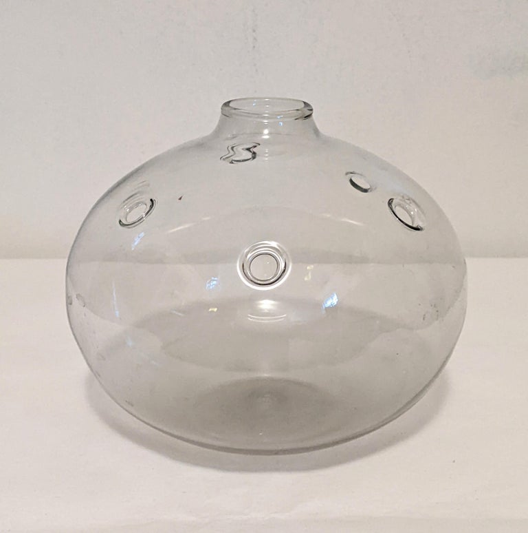 Glass "Hull" Vase by Michael Bang, Holmegaard For Sale at 1stDibs | vase  with multiple holes, michael bang glass, hull glassware