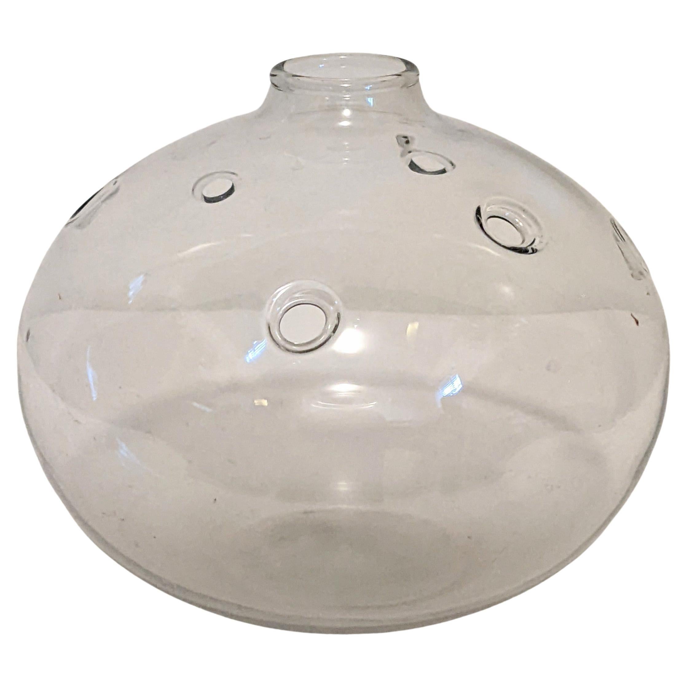 Glass "Hull" Vase by Michael Bang, Holmegaard