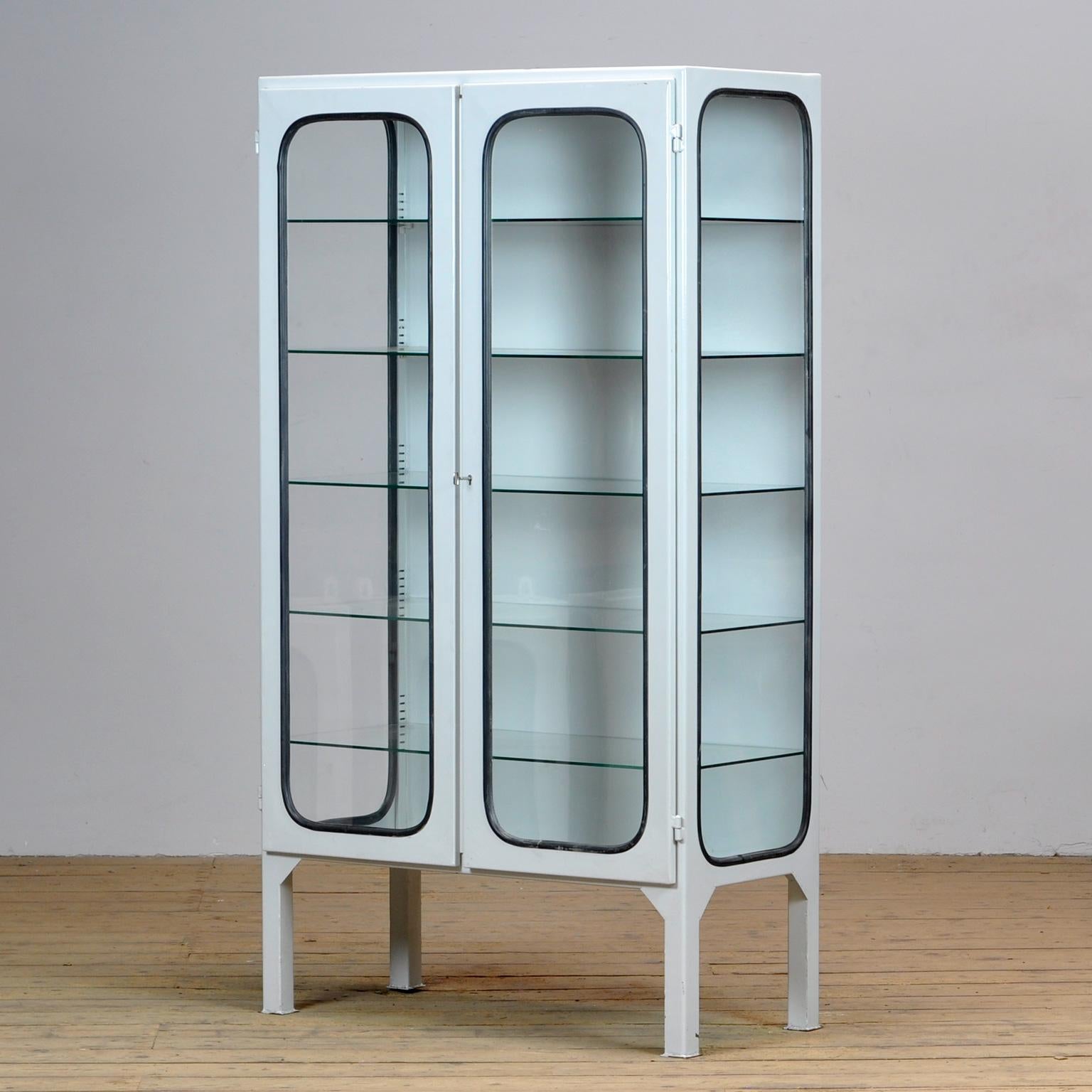 glass medical cabinet