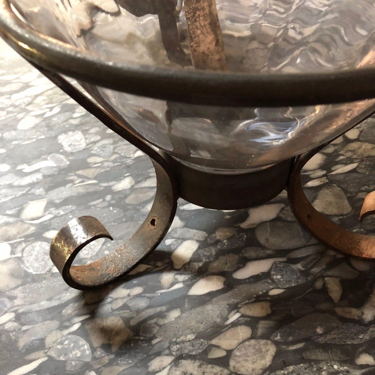 Antique Glass Candy Jars on Iron Stands For Sale at 1stDibs antique candy jars, vintage glass