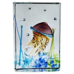 Glass jellyfish aquarium by Alfredo Barbini