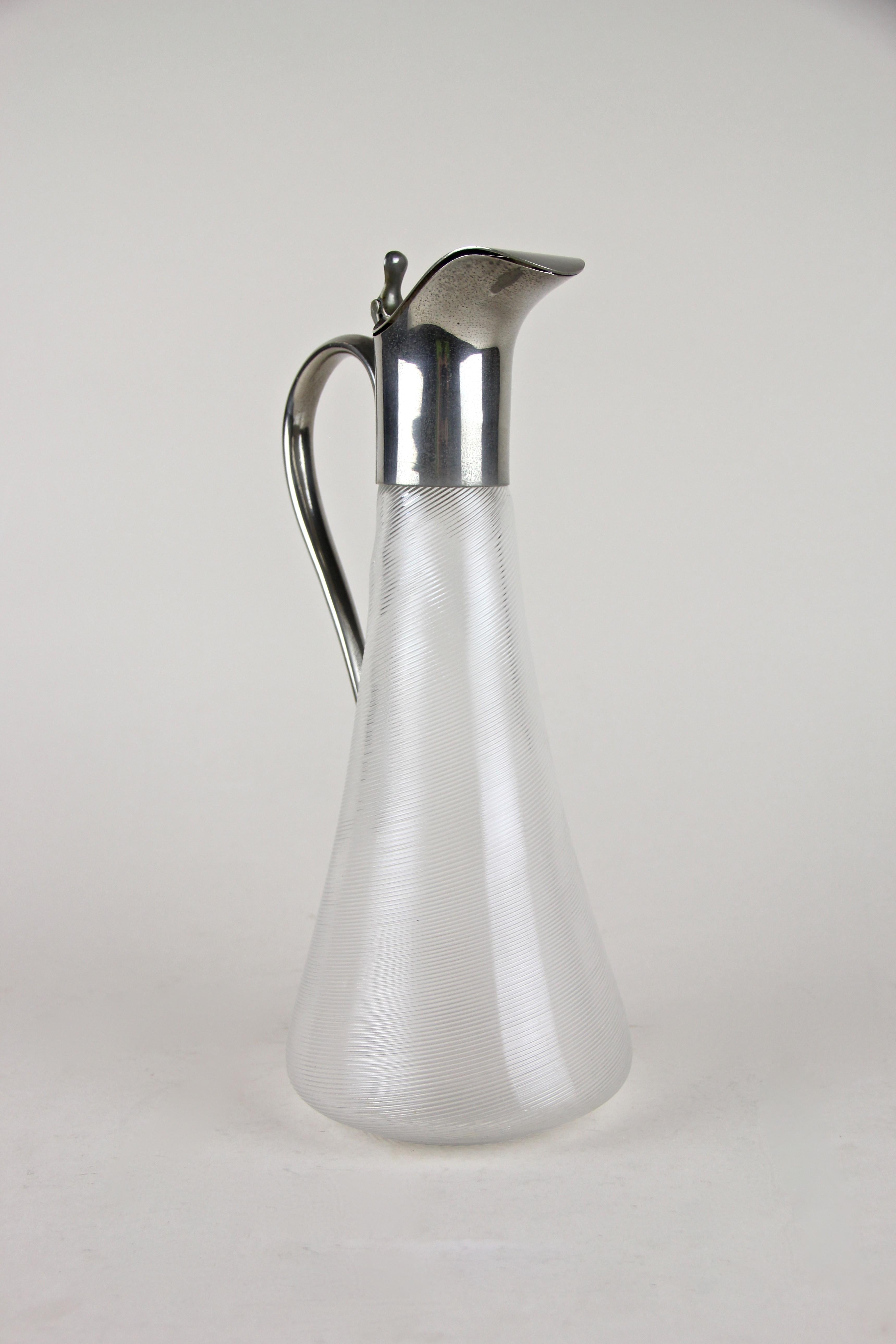 glass jug with lid