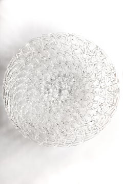 21st Century Glass Lace Fruit Bowl, Large